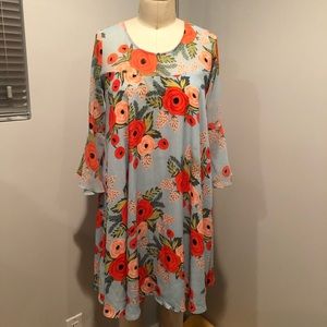 Paper Crown x Rifle Paper Dress for Anthropologie